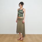 PLZPROJECT CAMO SLEEVELESS TOP