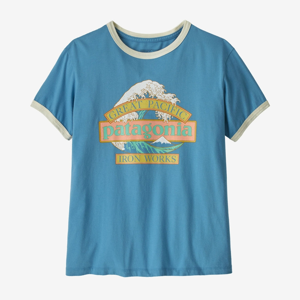 PATAGONIA Women's Great Waves Ringer Tee 37864R5 (SHRB)