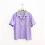 BIG HUG CLUB SUMMER ROSE SHIRT- lilac