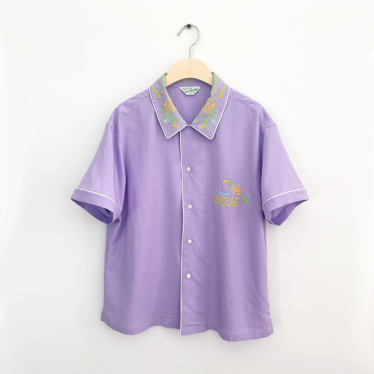 BIG HUG CLUB SUMMER ROSE SHIRT- lilac