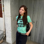 mydeepbluememories (w)WE NEED LUV CROP TEE_5 Colors