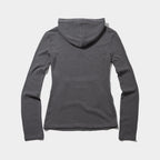 PLACE STUDIO Minimal double button slim fit layered hood long sleeve _2COLOR