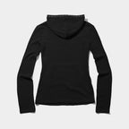 PLACE STUDIO Minimal double button slim fit layered hood long sleeve _2COLOR