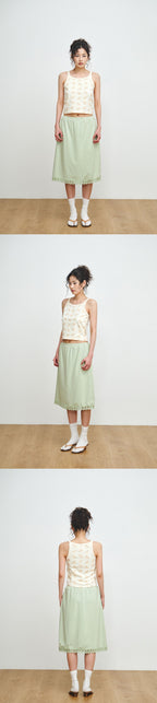 PLZPROJECT [Director Pick] PONY SLEEVELESS TOP