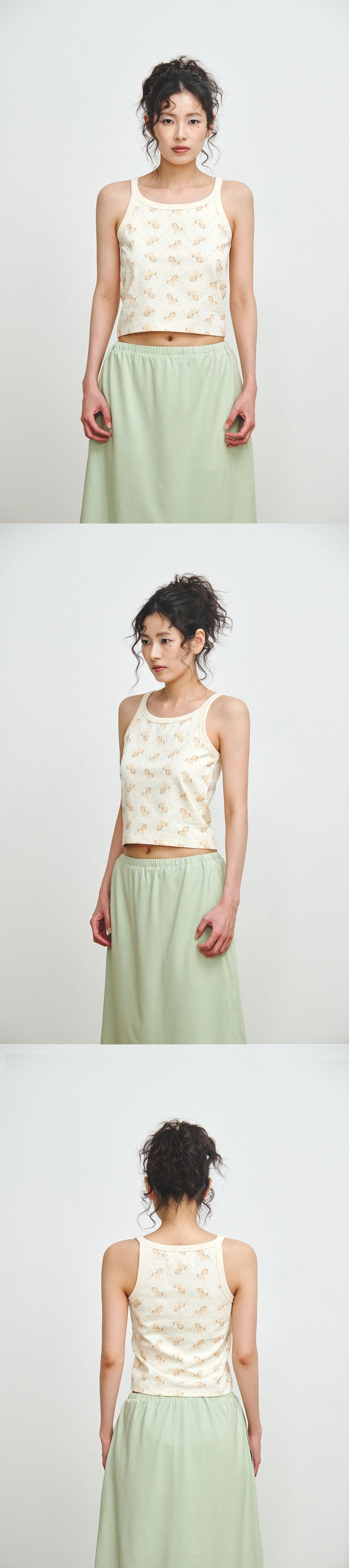PLZPROJECT [Director Pick] PONY SLEEVELESS TOP