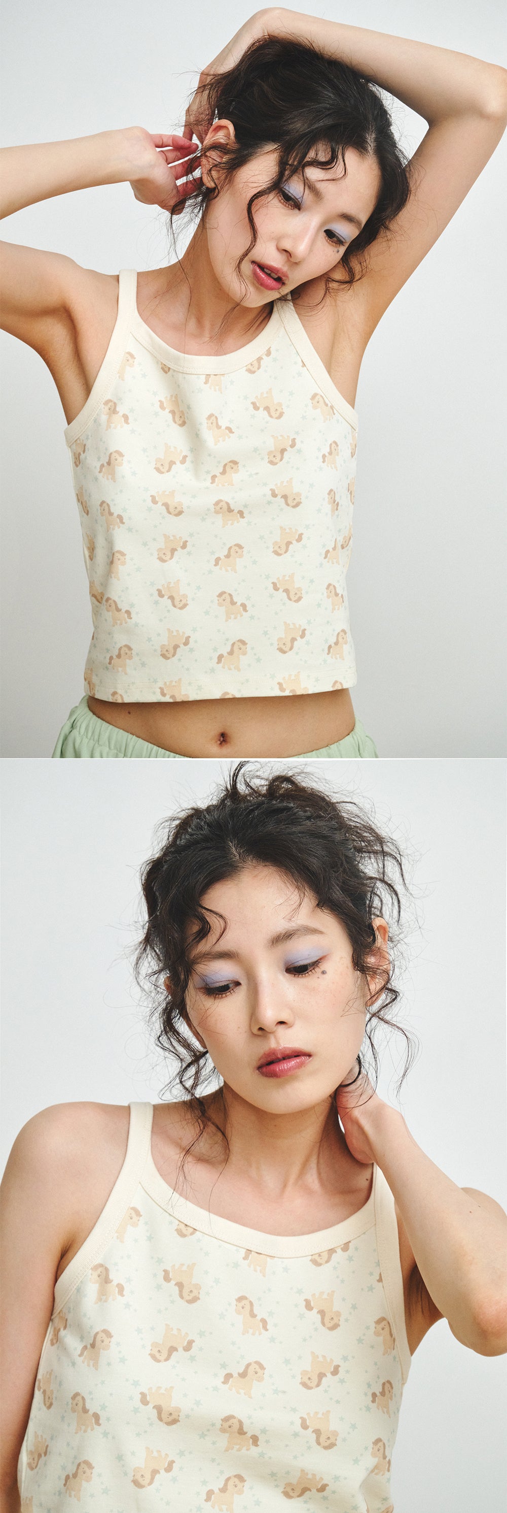 PLZPROJECT [Director Pick] PONY SLEEVELESS TOP