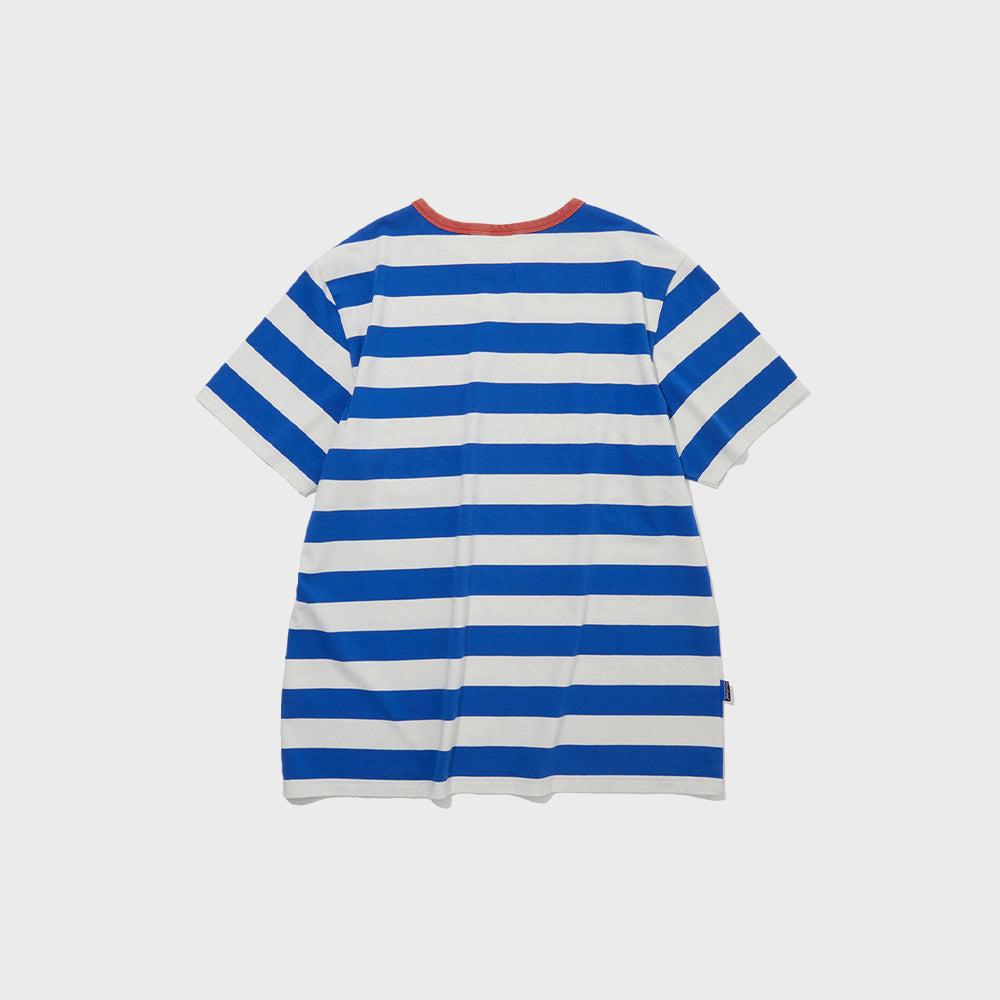 PENFIELD LOBSTER Kitsch Artwork Striped Short Sleeve Tee Blue_FS2KT38U