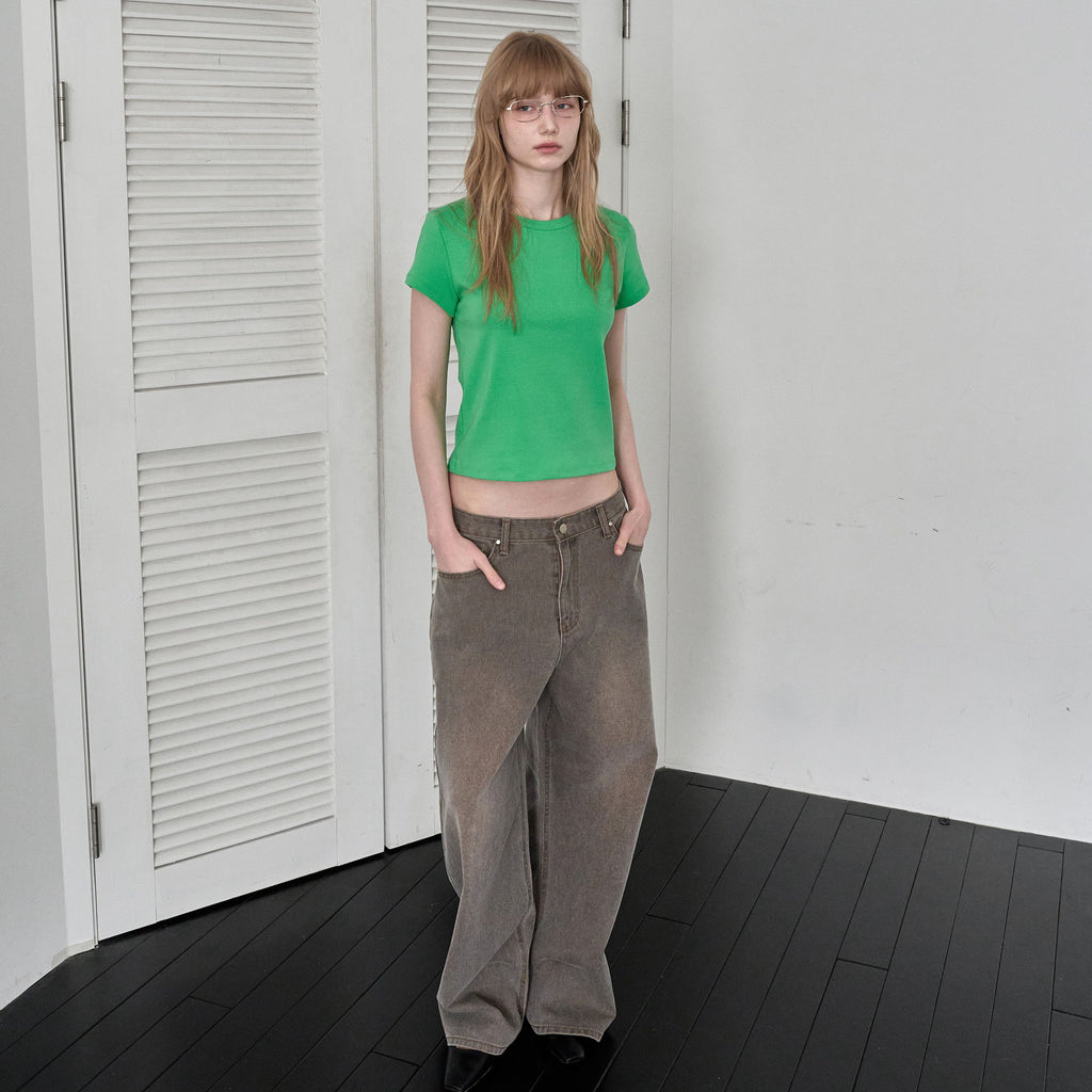 FOREU [29CM Exclusive] (Same-day shipping) Classic cap sleeve t-shirt (green)