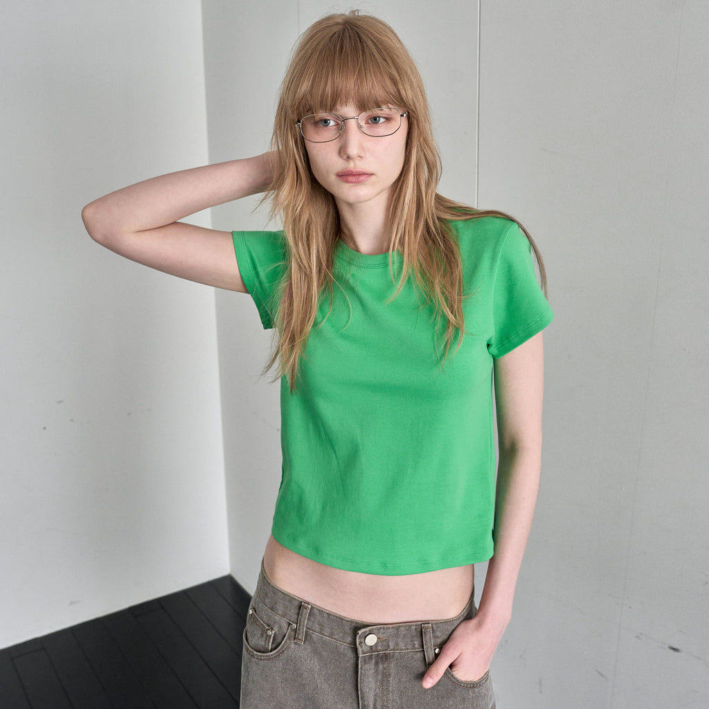 FOREU [29CM Exclusive] (Same-day shipping) Classic cap sleeve t-shirt (green)