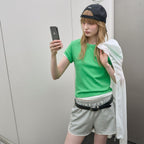 FOREU [29CM Exclusive] (Same-day shipping) Classic cap sleeve t-shirt (green)