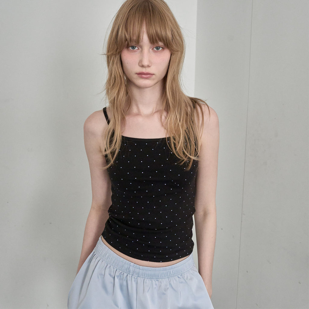 FOREU [29CM Exclusive] (1st) Basic Dot Sleeveless (Black)