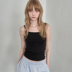 FOREU [29CM Exclusive] (1st) Basic Dot Sleeveless (Black)
