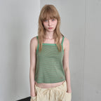 FOREU [29CM Exclusive] (1st) Cotton Stripe Sleeveless (Mint)
