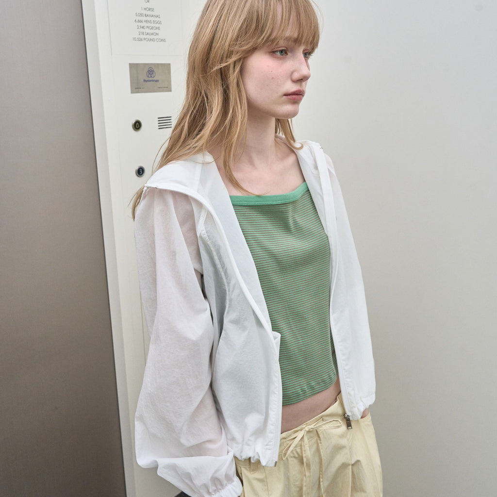 FOREU [29CM Exclusive] (1st) Cotton Stripe Sleeveless (Mint)