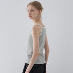 OUR HOPE Halterneck Striped Sleeveless - Ivory