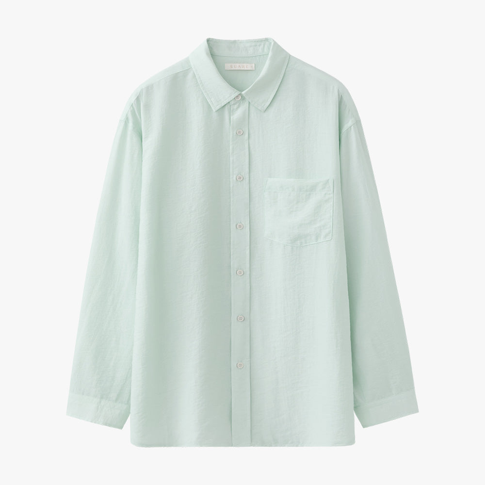 SUARE WOMEN (Women) Sheer Silk Linen Shirt - 5 COLOR