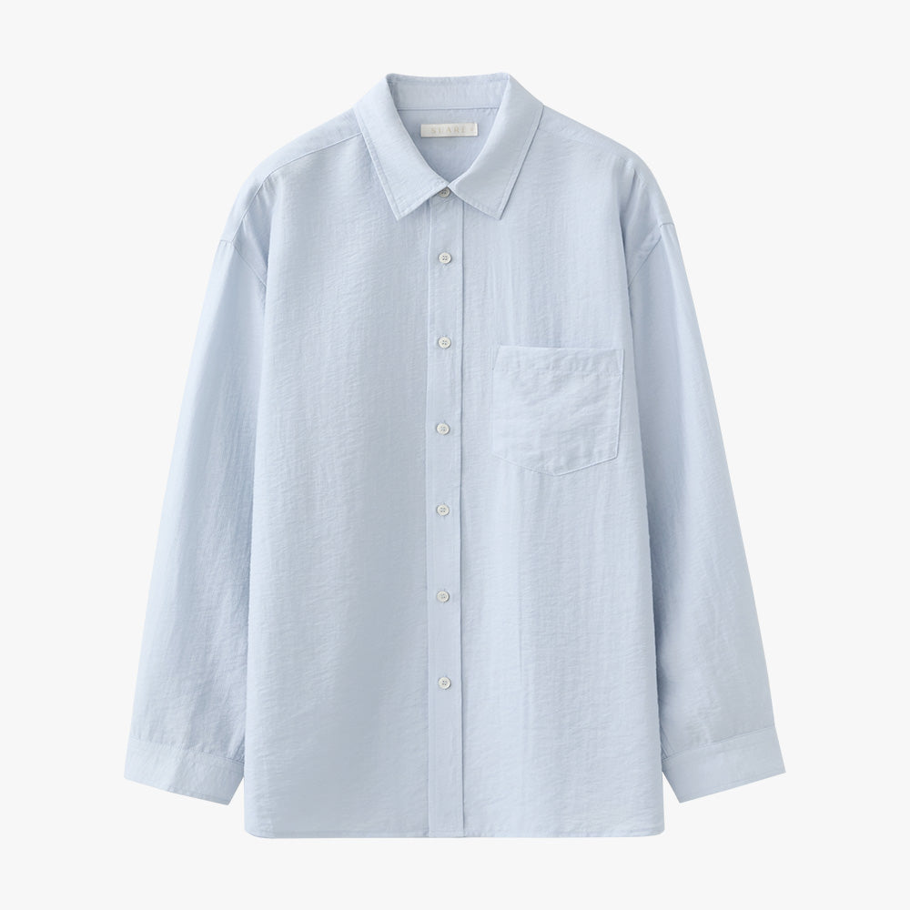 SUARE WOMEN (Women) Sheer Silk Linen Shirt - 5 COLOR