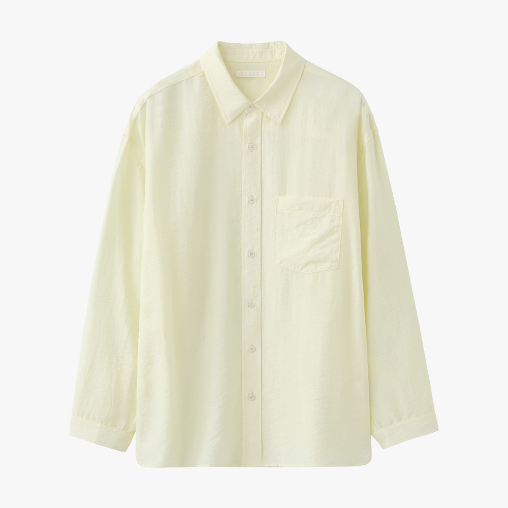 SUARE WOMEN (Women) Sheer Silk Linen Shirt - 5 COLOR