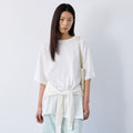 springcrocus Cotton Loose T-Shirt-White