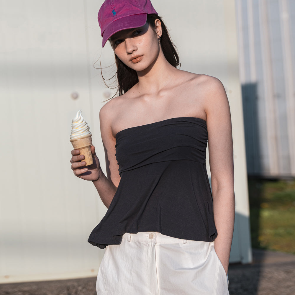 108POUND Soft Shirring 2-Way Mini_Charcoal