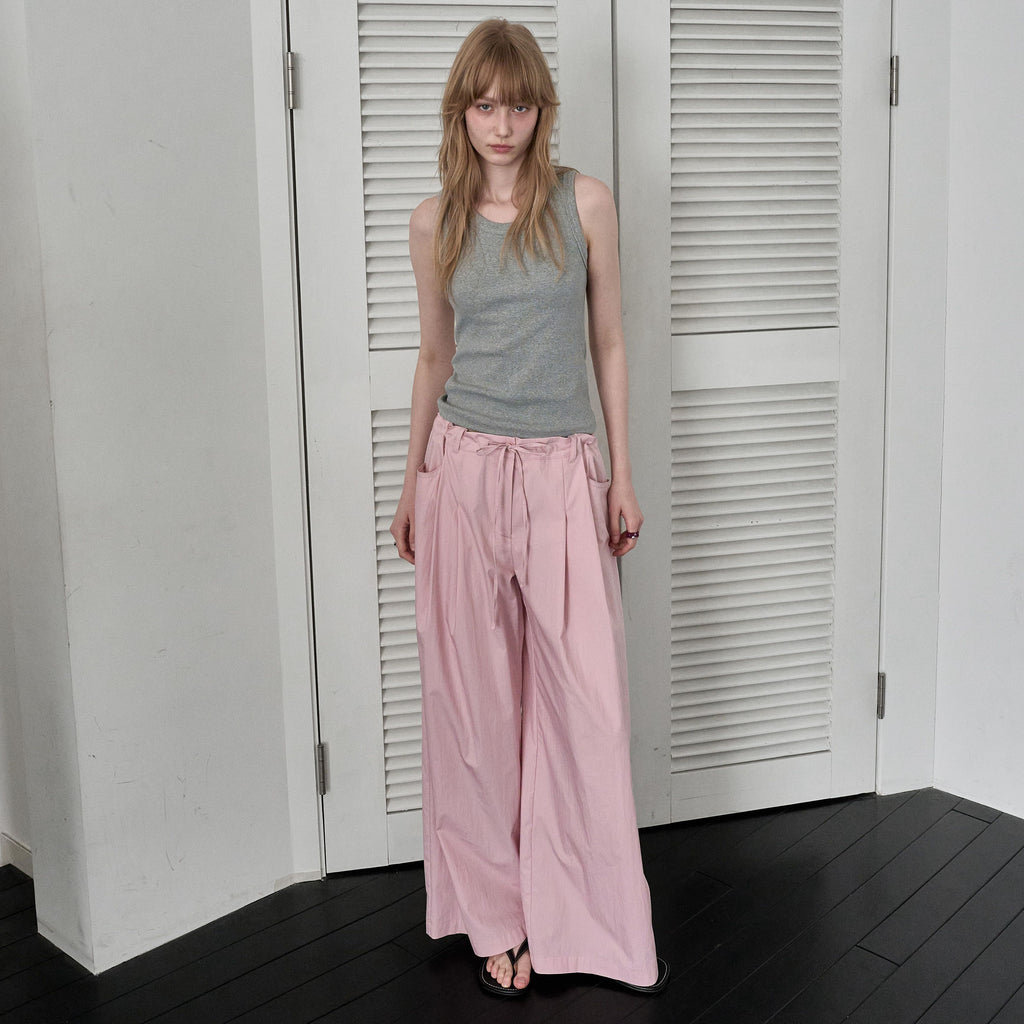 FOREU [29CM Exclusive] Slim round sleeveless (gray)