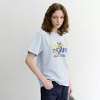 DUNST UNISEX LIMONCELLO T-SHIRT SOFT BLUE_UDTS6B148B1