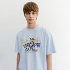 DUNST UNISEX LIMONCELLO T-SHIRT SOFT BLUE_UDTS6B148B1