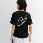 DUNST UNISEX HEART D LOGO T-SHIRT BLACK_UDTS6B140BK