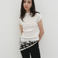 SOFLER ELIN WRINKLE BLOUSE TOP_IVORY
