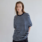 FLOW JEANS [Ki Eun-se PICK] Striped boxy t-shirt_3color_FFD1TS003
