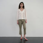 ORE Soi Frill Blouse_Ivory