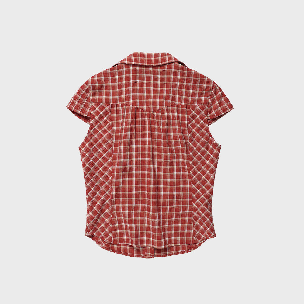 THEVINYLHOUSE PETIT HALF SHIRTS (W) RED
