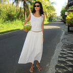 lazyz Salt and Sun Sleeveless Top (4color)