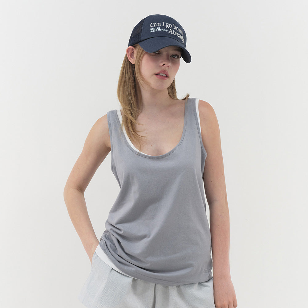 lazyz Salt and Sun Sleeveless Top (4color)