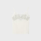 THEVINYLHOUSE NO RUSH LACE SLEEVELESS (W) IVORY