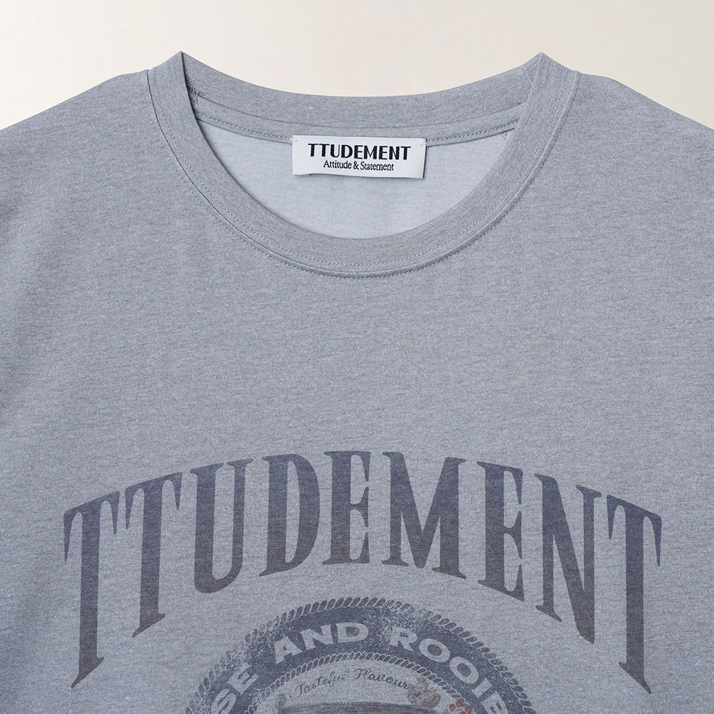 TTUDEMENT TEA CAN GRAPHIC T-SHIRT_LIGHT GREY