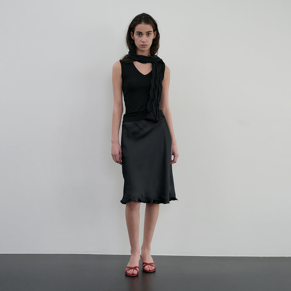 ORE V-neck Sleeveless_Black