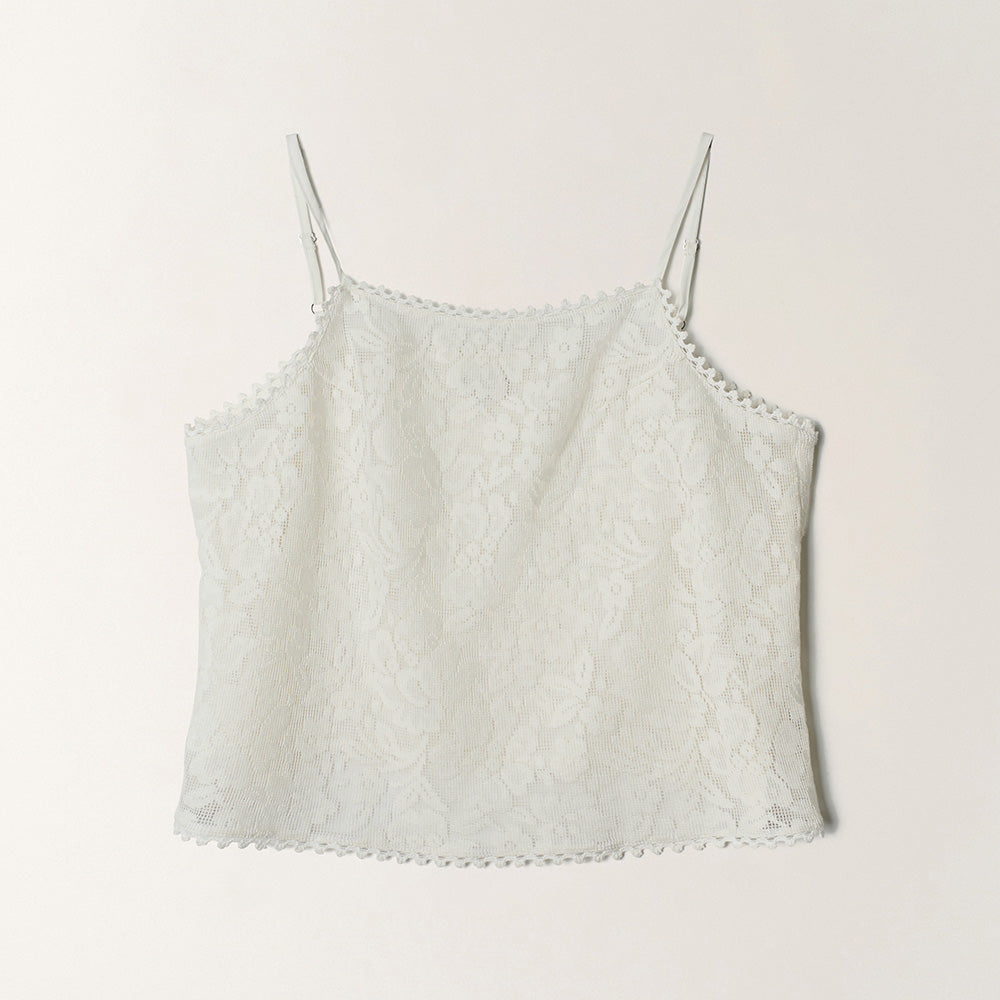TTUDEMENT CROCHET KNIT SLEEVELESS TOP_WHITE