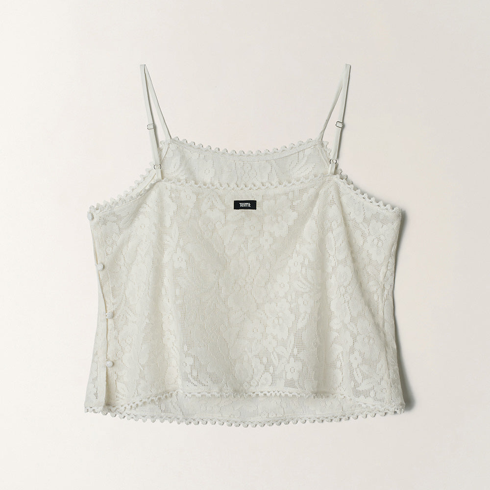 TTUDEMENT CROCHET KNIT SLEEVELESS TOP_WHITE
