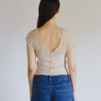 BASERANGE NEHRU TANK (LACE & FINE COTTON RIB)