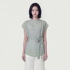 GIEMAR PINTUCK SLEEVELESS MINT Pintuck sleeveless mint