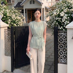 GIEMAR PINTUCK SLEEVELESS MINT Pintuck sleeveless mint