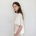 THE LILLE [2nd] Flare Sleeve Blouse_Ivory