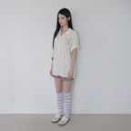 41PRAY Horse Summer Polo Shirt / Yellow