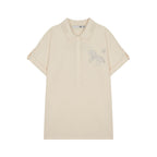 41PRAY Horse Summer Polo Shirt / Yellow