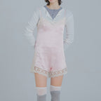 FRANTICSERVICE FRANTICSERVICE Jumpsuit Lace Mini - Pink