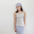 THE LILLE We Summer Knit Sleeveless_Light gray