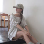 THE MITTEN [11th] MN waffle sleeveless (white)