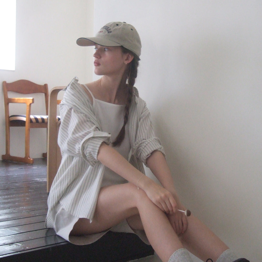 THE MITTEN [11th] MN waffle sleeveless (white)