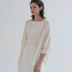 THE MITTEN [11th] MN waffle sleeveless (white)